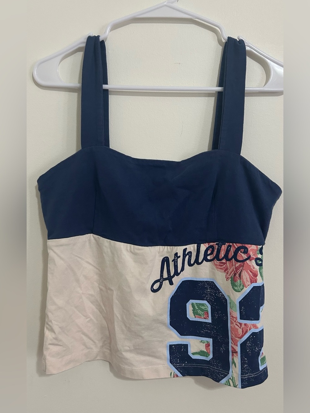 Maeve “Athletic 92” Cropped Tank Top M